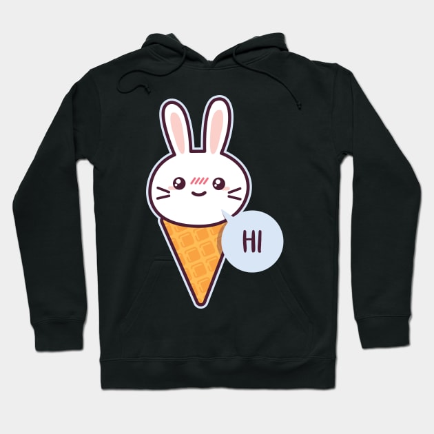 Kawaii Rabbit Hoodie by madeinchorley